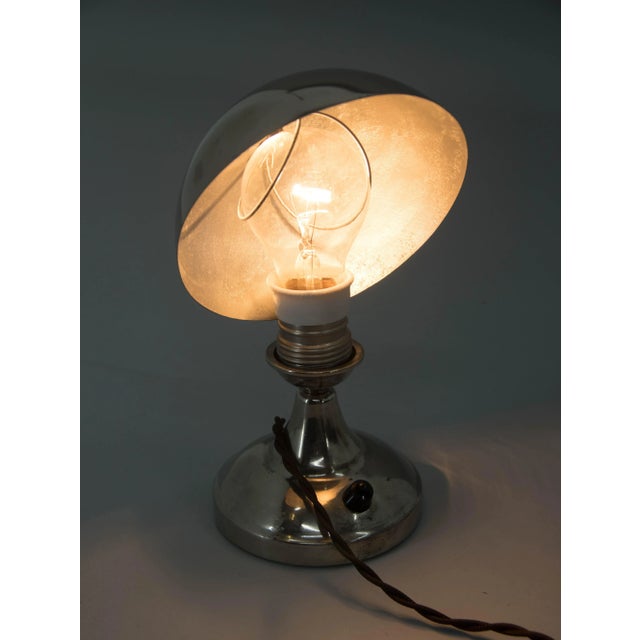1930s Art Deco Table or Bedside Lamp, 1930s For Sale - Image 5 of 7