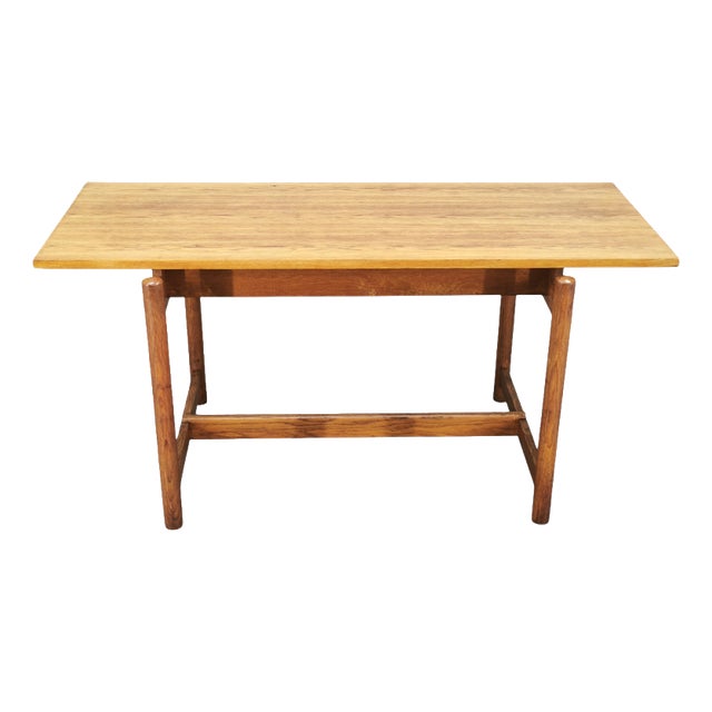 Czech Coffee Table in Oak by Krásná Jizba, 1960s For Sale