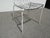 Pair of Vintage Mid Century White Iron Side Chairs For Sale - Image 10 of 12