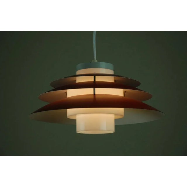 Trenta Pendant by Bent Karlby for Lyfa, Denmark, 1960s For Sale - Image 6 of 12