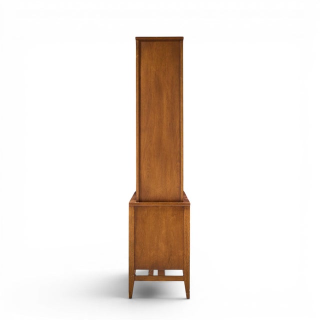 Mid 20th Century Broyhill Brasilia Mid Century Walnut Room Divider For Sale - Image 5 of 11