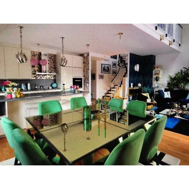 Vintage Mirrored Dining Table For Sale - Image 10 of 11