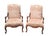 1990s Fine Pair of Large High Back Georgian Style Armchairs For Sale - Image 12 of 12