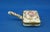 Fabulous small box with handle, an antique hand warmer in vitrified hard-paste porcelain, entirely hand-decorated with...