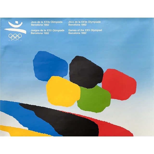 Date: 1992 Size: 19.5 x 27.5 inches Artist: Arcadi Moradell About the poster: The Organising Committee for the Barcelona...