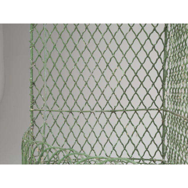 Green Vintage English Corner Vegetable Drying Rack - Plant Stands For Sale - Image 8 of 15