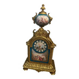 Antique Sevres Clock For Sale