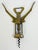 Italian Vintage Italian Brass Corkscrew Wine Bottle Opener For Sale - Image 3 of 5