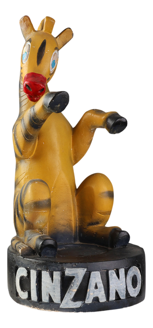 Large Art Deco Cinzano Sculpture by Novita, France, 1920s-1940s