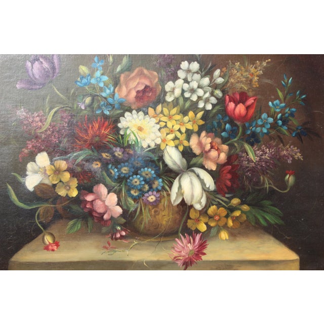 Early 20th Century 20th Century Italian Floral Painting For Sale - Image 5 of 12