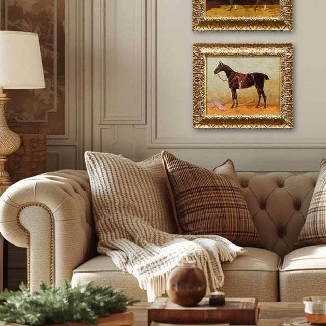 This is print (four) from our "Vintage Equestrian" series. Please note there are 4 images in this series, see our listings...