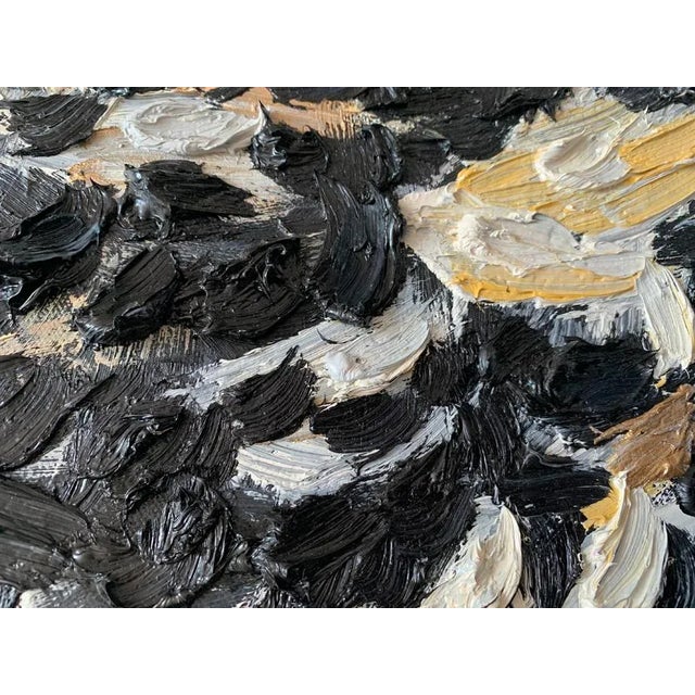 2010s "Just Before Sunrise" Contemporary Abstract Expressionist Oil Painting by Monica Shulman For Sale - Image 5 of 8