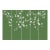 36" * H100"/Panel * 5ps, Jade Green Magnolia Wallpaper, Magnolia‌ Wallpaper Mural, 5 Panels For Sale