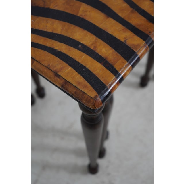 2010s Hooker Tessellated Marble Overlay Top Nesting Tables For Sale - Image 5 of 13