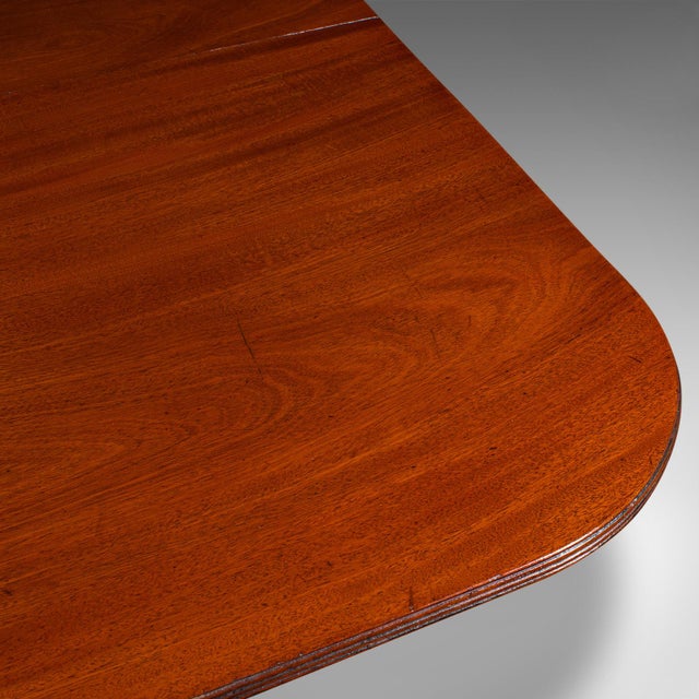 Antique 4-6 Seat Extending Dining Table, English, Country House, Centre, Regency For Sale - Image 10 of 12