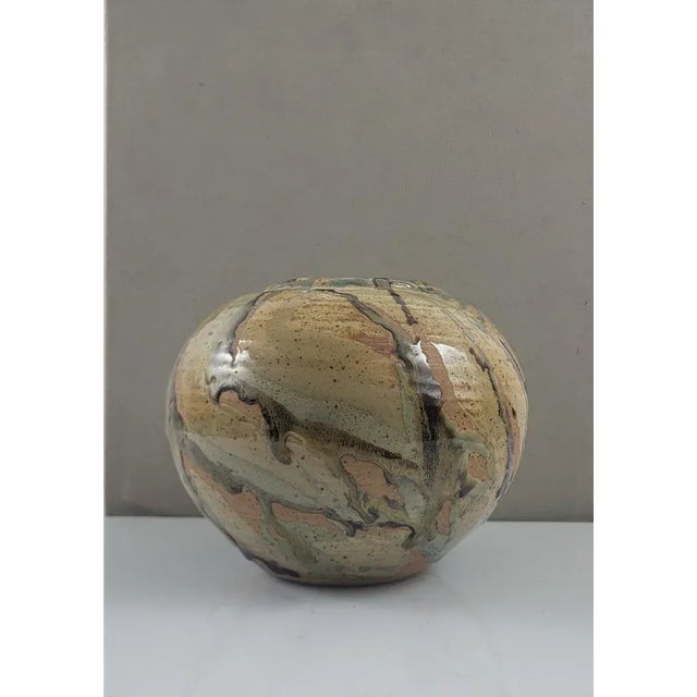 Ceramic Stoneware Vase by Brigitte Sabatier, 1990s For Sale - Image 3 of 8