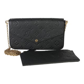 Black Monogram Empreinte Felicie Pochette For Sale