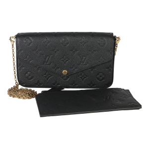 Black Monogram Empreinte Felicie Pochette
