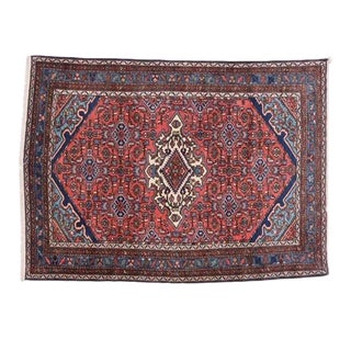 1930s Persian Hamadan Rug, 5' X 6'9" For Sale