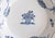 A lovely antique 18th-Century French faience Delft influenced scalloped floral plate from Nevers. Hand painted with a...
