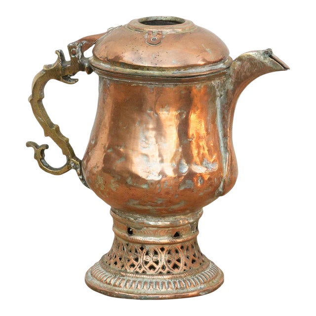 Antique Kashmiri Copper Samavar For Sale