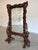 Vintage Freestanding Floor Mirror in Sculpted Tree Root Burl Frame With Stool For Sale In Tampa - Image 6 of 12