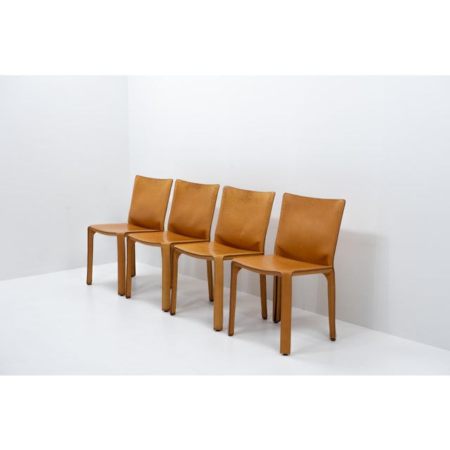 Cab 412 Chairs by Mario Bellini for Cassina, 1990s, Set of 4 For Sale - Image 15 of 15