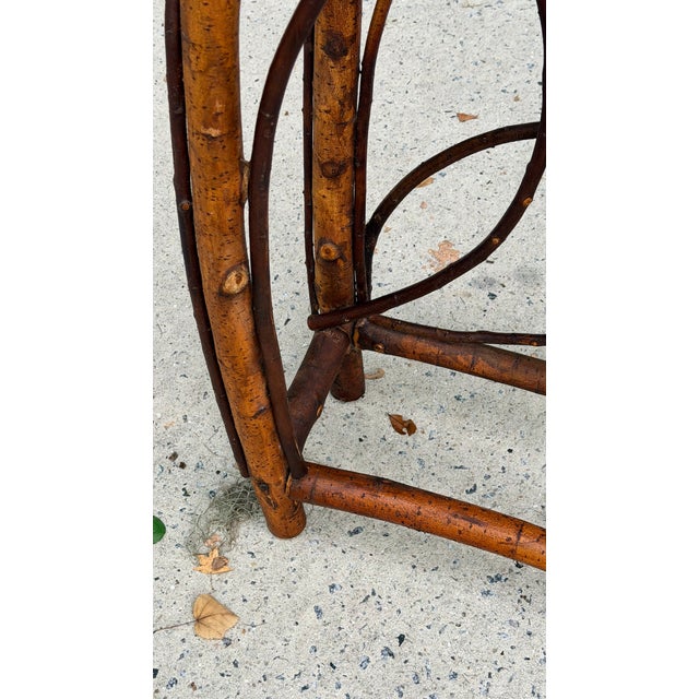 Adirondack Folk Art Rustic Twig Blanket Quilt Rack For Sale - Image 15 of 15