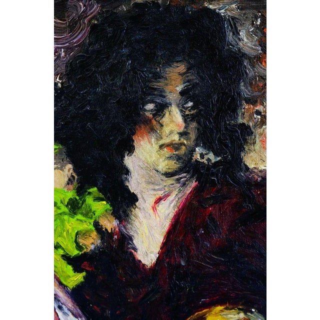 Anna Maria Moscardini, Motherhood, 1966, Oil Painting on Canvas, Framed For Sale - Image 6 of 14