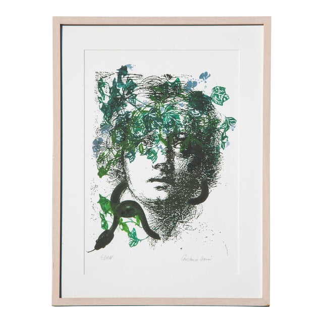 "Eden" From the Sophia Series (Original Art - Mixed Media and Lithography) For Sale