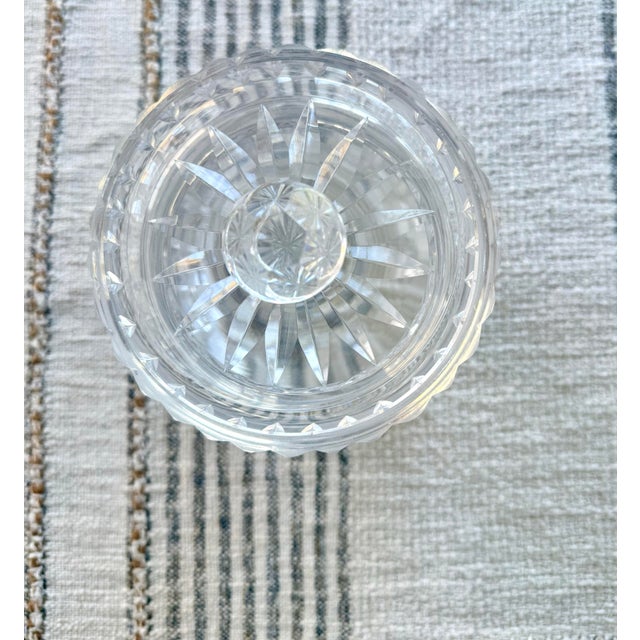 Traditional Late 20th Century Waterford Lismore Crystal Biscuit/Cookie/Candy Jar For Sale - Image 3 of 6