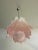 Pink Vintage Italian Murano Glass Chandelier with 38 Pink Glasses For Sale - Image 8 of 18
