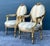 Cream Vintage Gilt Medallion Fauteuil Chairs - A Pair For Sale - Image 8 of 12