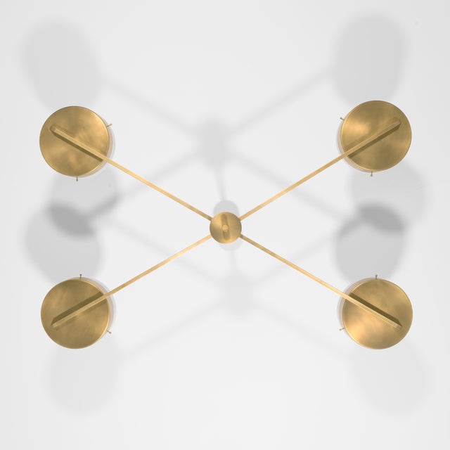 Metal Lighting / Design for Macha Celeste Supine Chandelier For Sale - Image 7 of 12