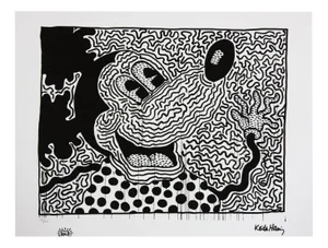 After Keith Haring, Mickey, Late 20th Century, Print, 1970s, Ink & Paper