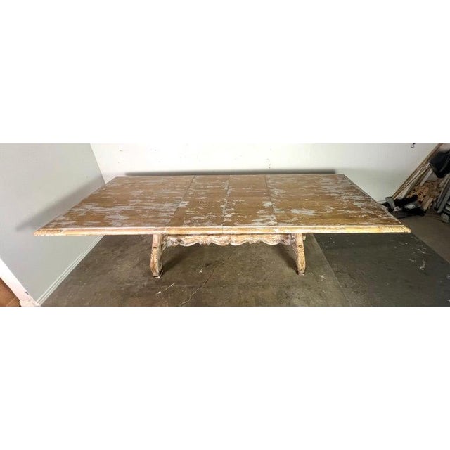 Italian Painted Trestle Table C. 1900 For Sale - Image 10 of 18