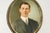 A beautifully preserved glimpse into the elegance of the early 20th century, this antique portrait miniature dates to 1919...