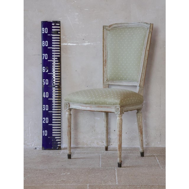 Wood Antique French Dining Room Chairs, 1930s, Set of 6 For Sale - Image 7 of 13