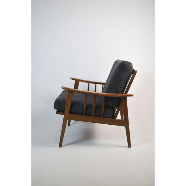 Wood Mid-Century Scandinavian Style Armchair, 1960s For Sale - Image 7 of 14