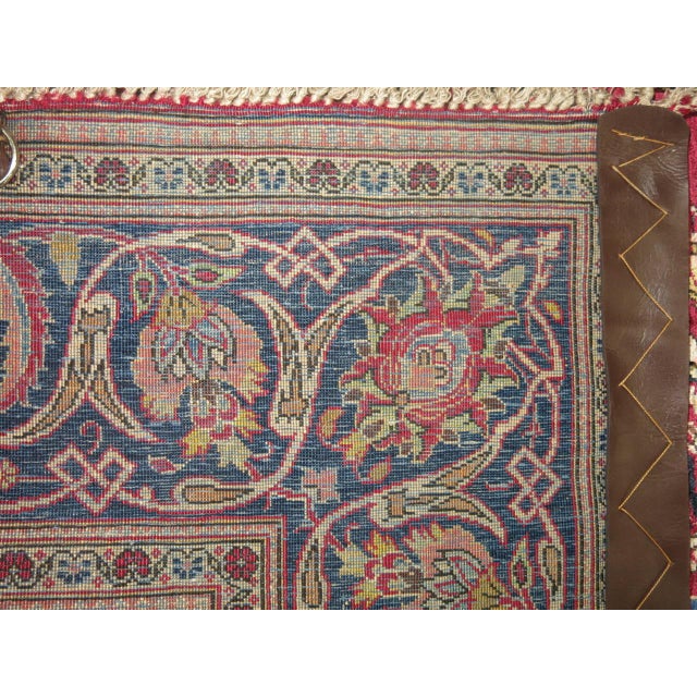 Early 20th Century Antique Persian Silk Area Rug For Sale - Image 5 of 6