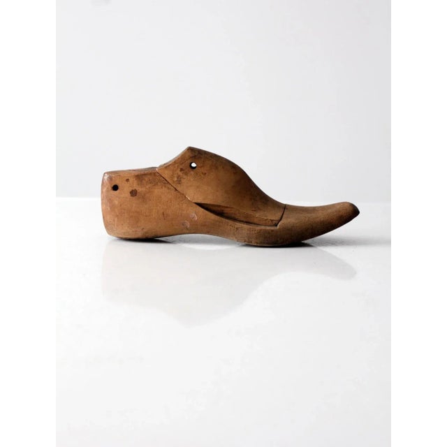 Antique Wooden Shoe Form For Sale - Image 10 of 10