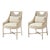 Modern Coastal Dining Chairs - a Pair For Sale