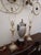Vintage French Renaissance Rococo Table Lamps & Longwy-Style Ceramic Urn - Set of 3 For Sale - Image 10 of 12