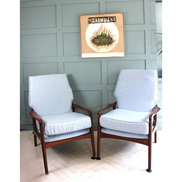 Mid-Century Danish Teak Armchair by Fred Lowen, 1960 For Sale - Image 4 of 11