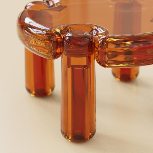 Candy Round Coffee Table by Luis Gimeno For Sale - Image 9 of 10