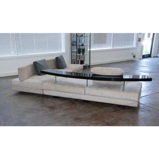 Italy 1990 The most stunning modular sofa produced with adjustable elements allowing multiple seating arrangements for...