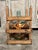 Hand Painted Antique Demi John Bottle From Normandy, France, ‘Pinot Noir’, Original Crate For Sale - Image 4 of 10