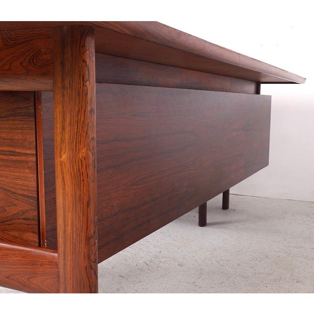 Executive Desk with Sideboard by Arne Vodder for Sibast, 1960s, Set of 2 For Sale - Image 14 of 18
