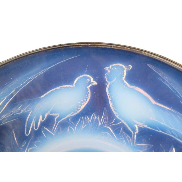 Peacock Bowl by Verlys For Sale - Image 4 of 6