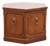 Altavista Lane Walnut Mediterranean Inspired Traditional 26" Hexagonal Accent Storage End Table For Sale
